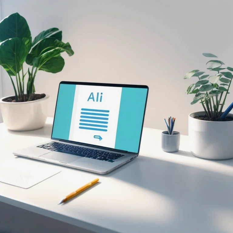 Students engaging with AI course content on laptop